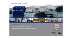 Desktop Screenshot of kunst-t-raum-urlaub-sylt.de